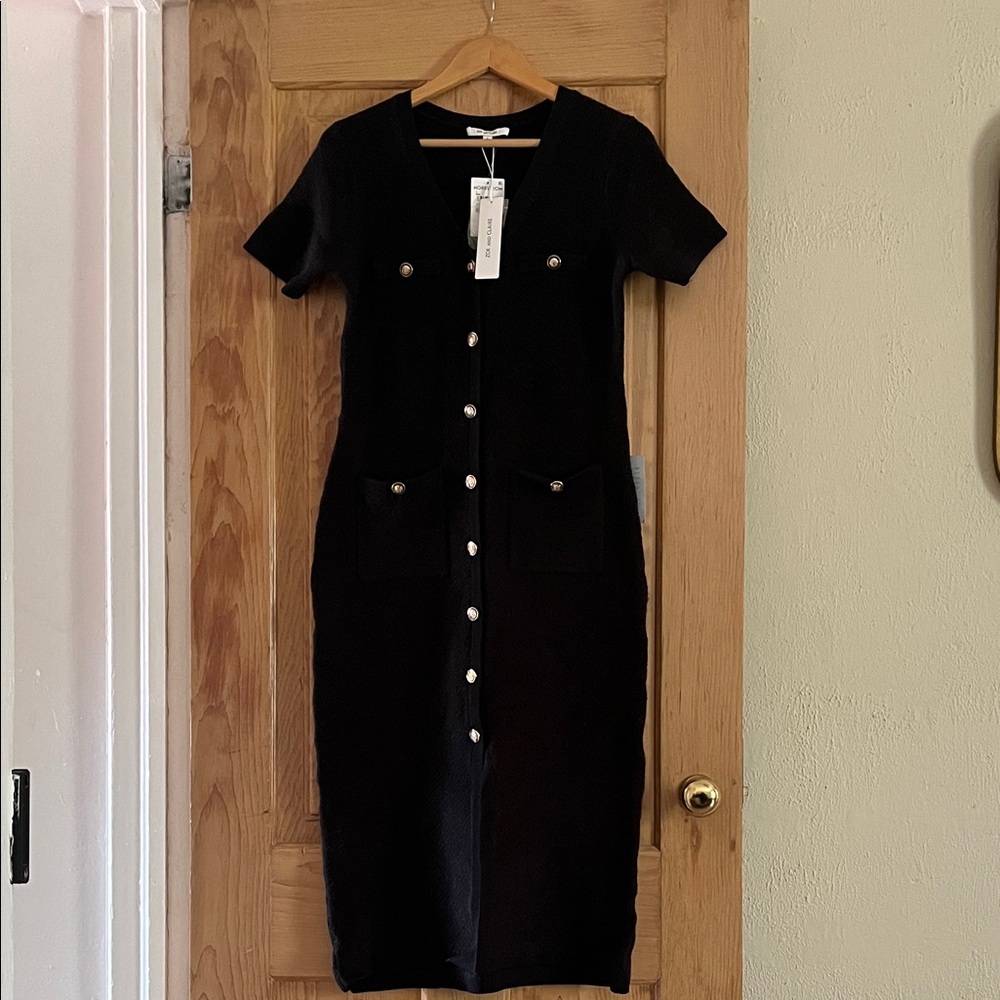 NWT Black Knit Dress
